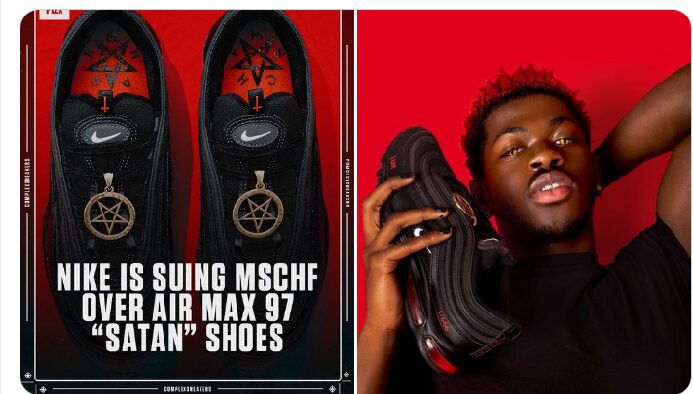 Nike sues MSCHF over Lil Nas X 'Satan Shoes' with human blood in soles ...